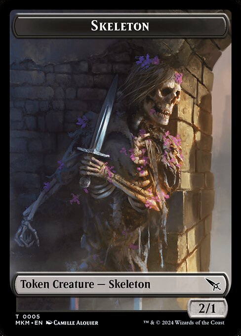Skeleton · Murders at Karlov Manor Tokens 5/22
