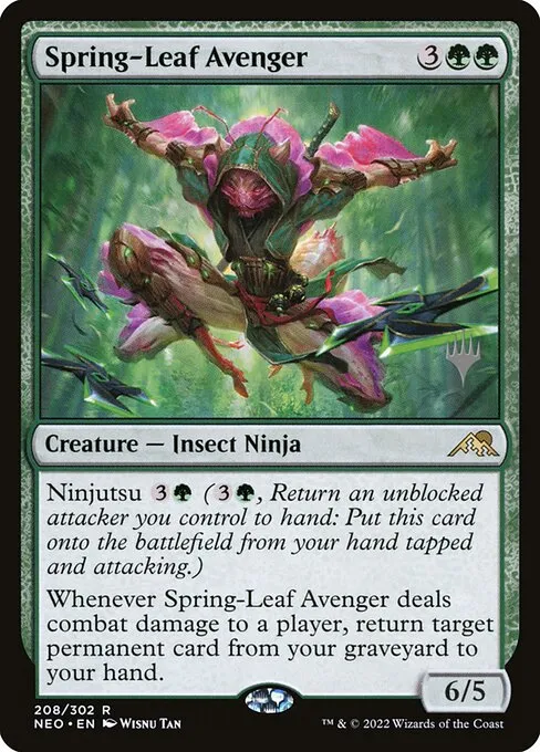 Spring-Leaf Avenger · Kamigawa: Neon Dynasty Promos 208p/148