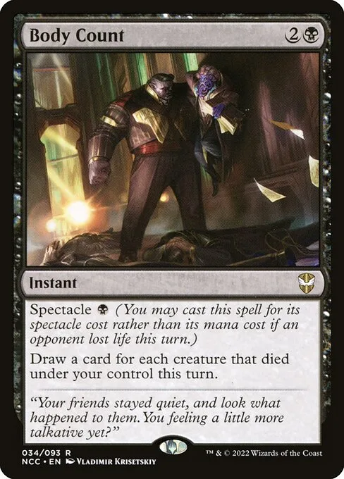 Body Count · New Capenna Commander 34/447