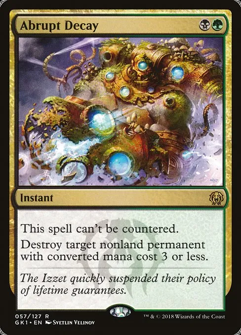 Abrupt Decay · GRN Guild Kit 57/127