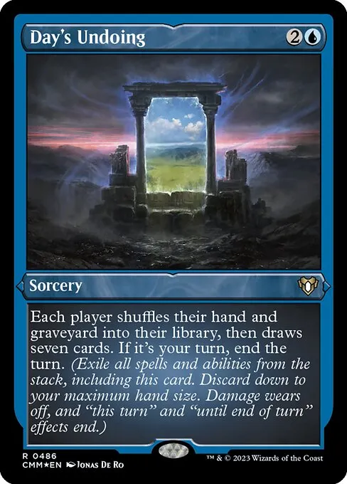 Day's Undoing · Commander Masters 486/1067