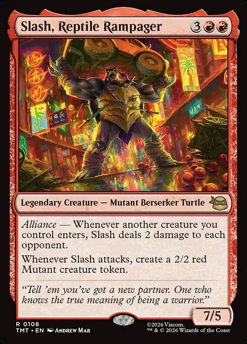 Slash, Reptile Rampager · Teenage Mutant Ninja Turtles 108/320