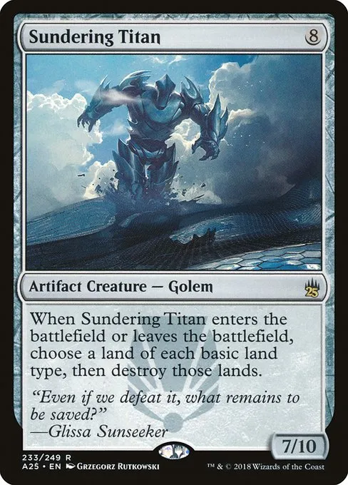 Sundering Titan · Masters 25 233/249