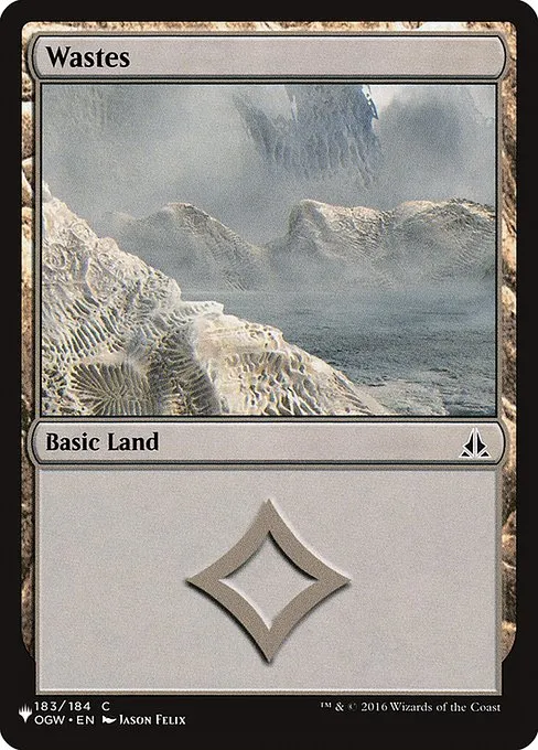 Wastes · The List OGW-183/5050