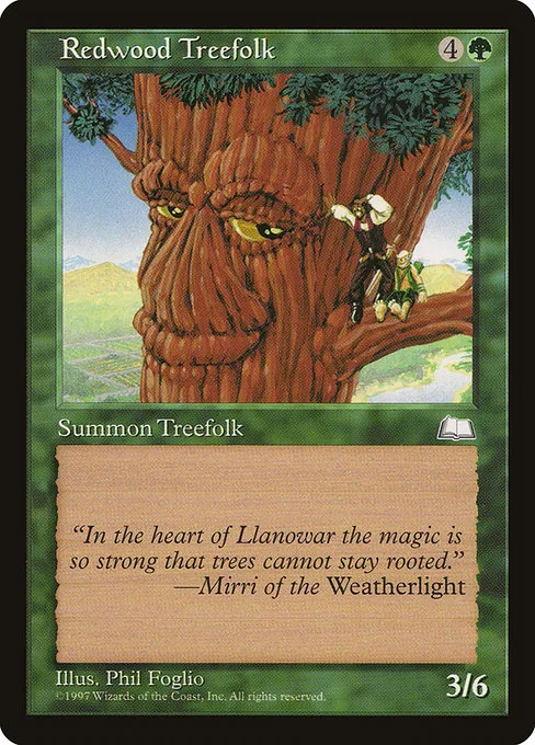 Redwood Treefolk · Weatherlight 138/167