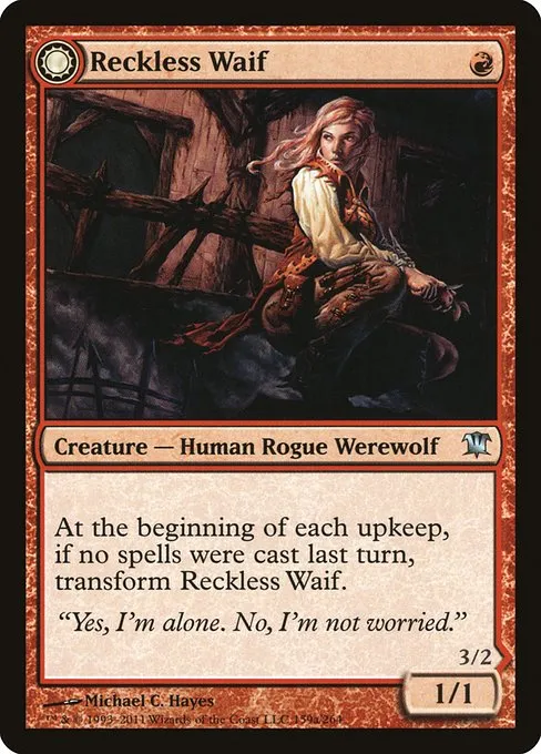 Reckless Waif // Merciless Predator · Innistrad 159/264