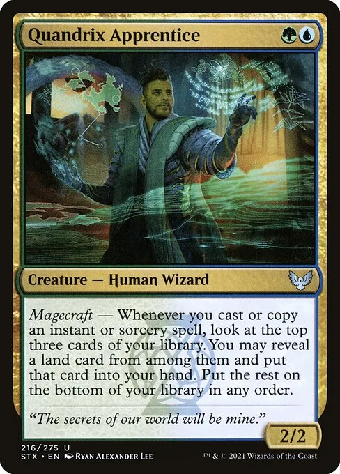 Quandrix Apprentice · Strixhaven: School of Mages 216/393
