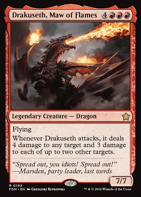 Drakuseth, Maw of Flames · Foundations 193/771