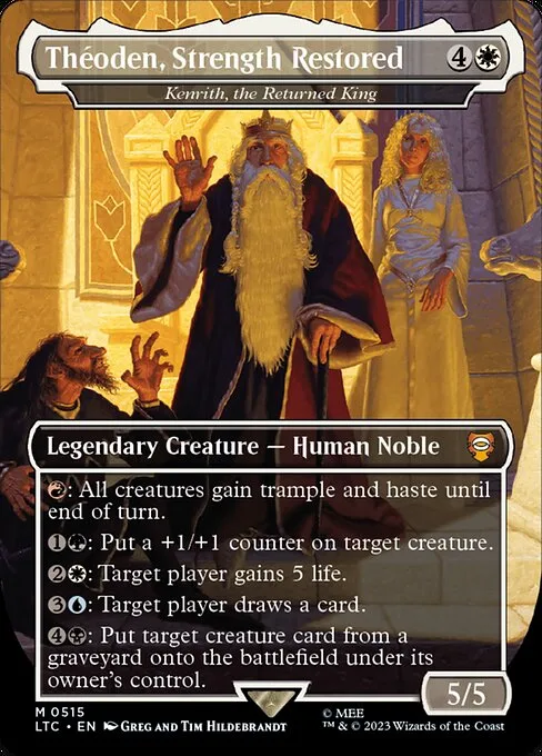 Kenrith, the Returned King · Tales of Middle-earth Commander 515/591