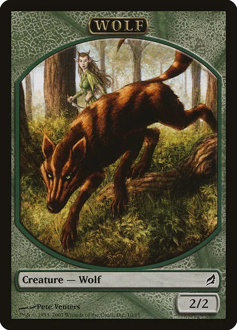 Wolf · Lorwyn Tokens 10/11
