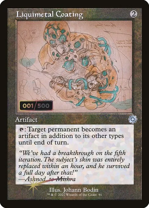 Liquimetal Coating · The Brothers' War Retro Artifacts 91z/189