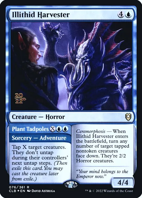 Illithid Harvester // Plant Tadpoles · Battle for Baldur's Gate Promos 76s/104
