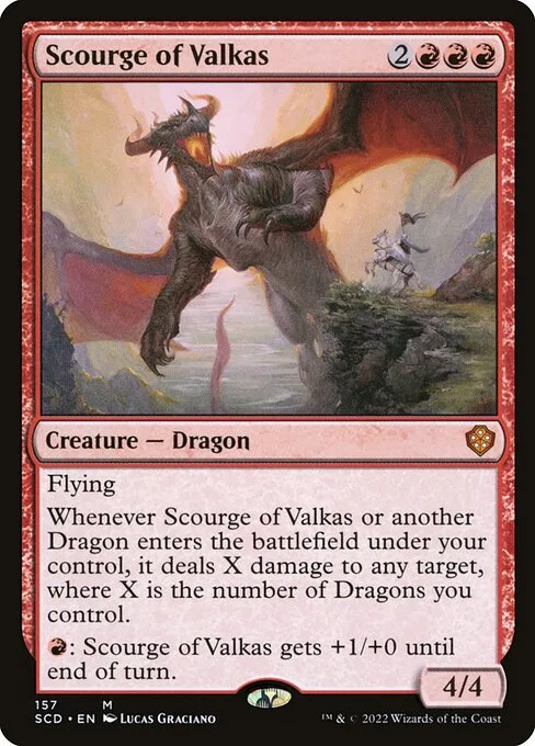Scourge of Valkas · Starter Commander Decks 157/352