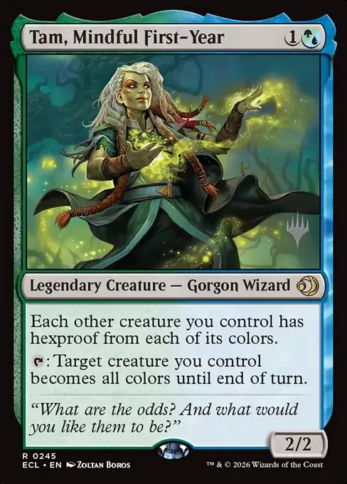 Tam, Mindful First-Year · Lorwyn Eclipsed Promos 245p/87