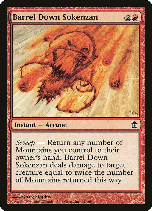 Barrel Down Sokenzan · Saviors of Kamigawa 94/165