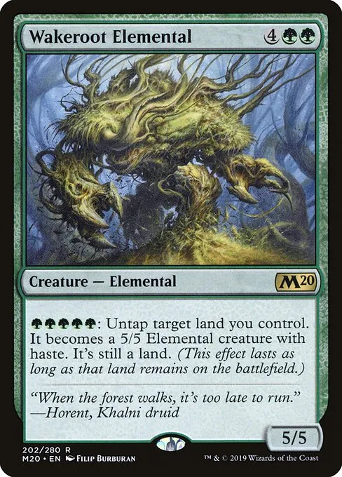 Wakeroot Elemental · Core Set 2020 202/346