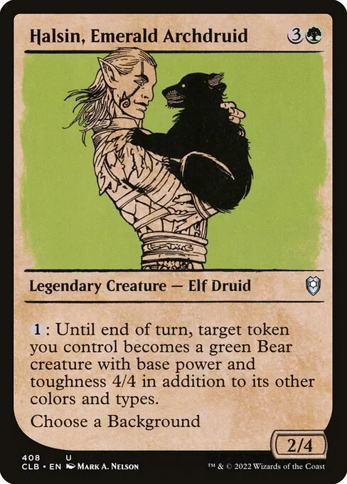 Halsin, Emerald Archdruid · Commander Legends: Battle for Baldur's Gate 408/936
