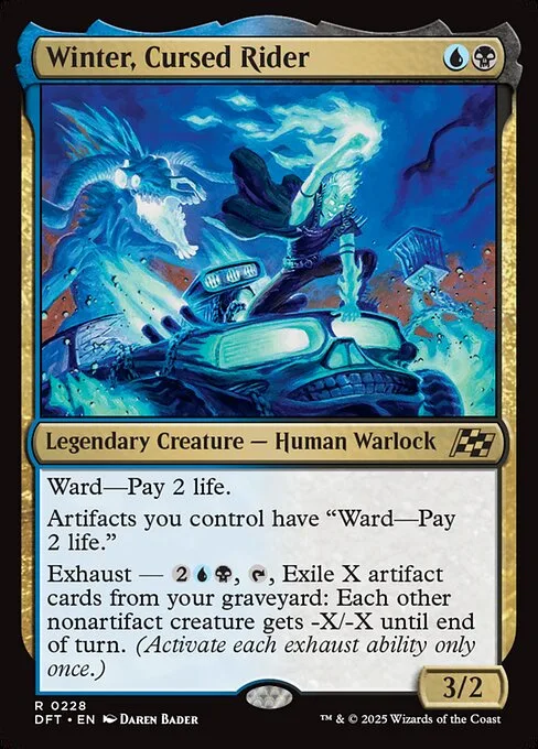 Winter, Cursed Rider · Aetherdrift 228/553