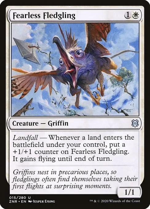 Fearless Fledgling · Zendikar Rising 15/407