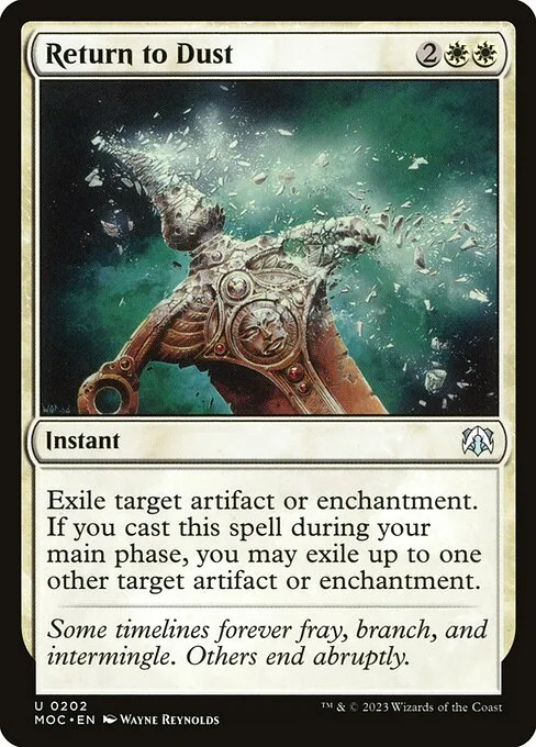 Return to Dust · March of the Machine Commander 202/450