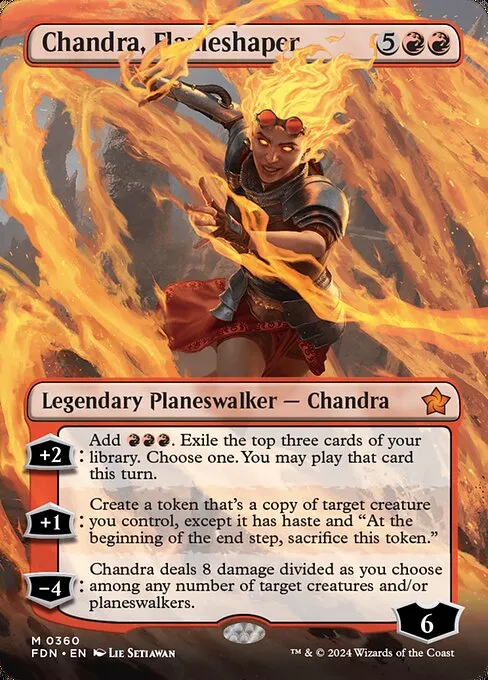 Chandra, Flameshaper · Foundations 360/771