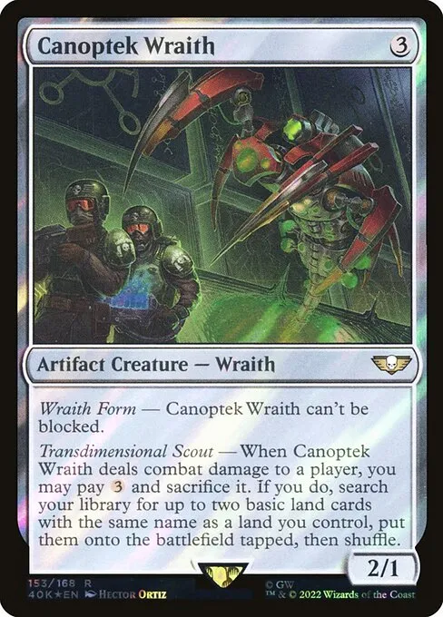 Canoptek Wraith · Warhammer 40,000 Commander 153★/617