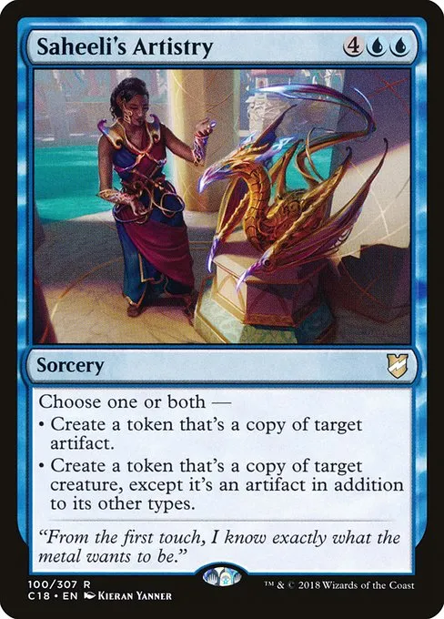 Saheeli's Artistry · Commander 2018 100/307