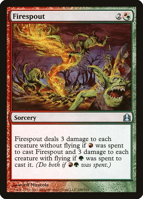 Firespout · Commander 2011 199/318