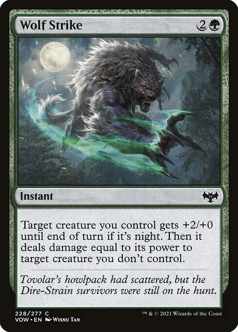 Wolf Strike · Innistrad: Crimson Vow 228/423