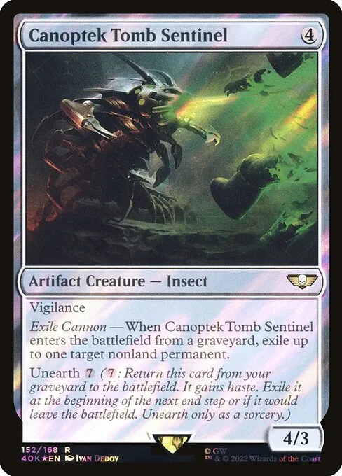 Canoptek Tomb Sentinel · Warhammer 40,000 Commander 152★/617