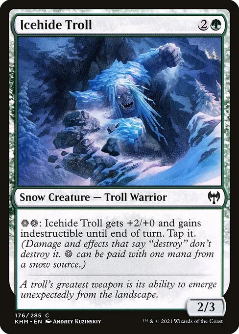 Icehide Troll · Kaldheim 176/425