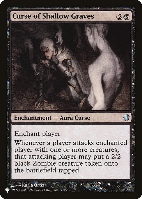 Curse of Shallow Graves · The List C13-71/5050