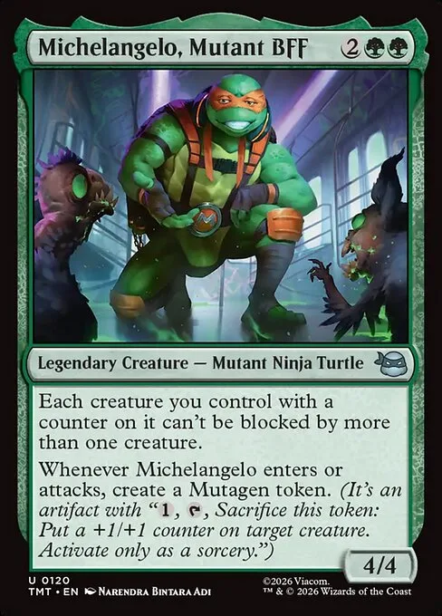 Michelangelo, Mutant BFF · Teenage Mutant Ninja Turtles 120/320