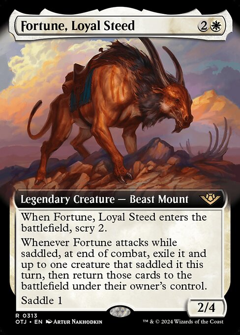 Fortune, Loyal Steed · Outlaws of Thunder Junction 313/374