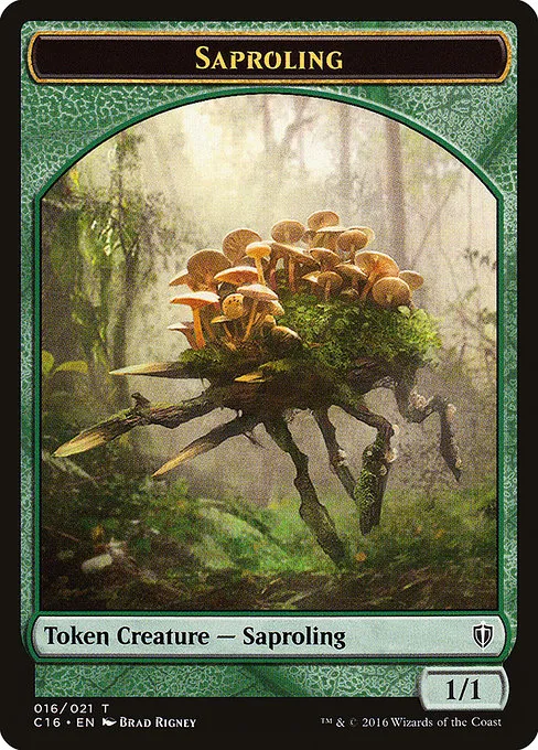 Saproling · Commander 2016 Tokens 16/21