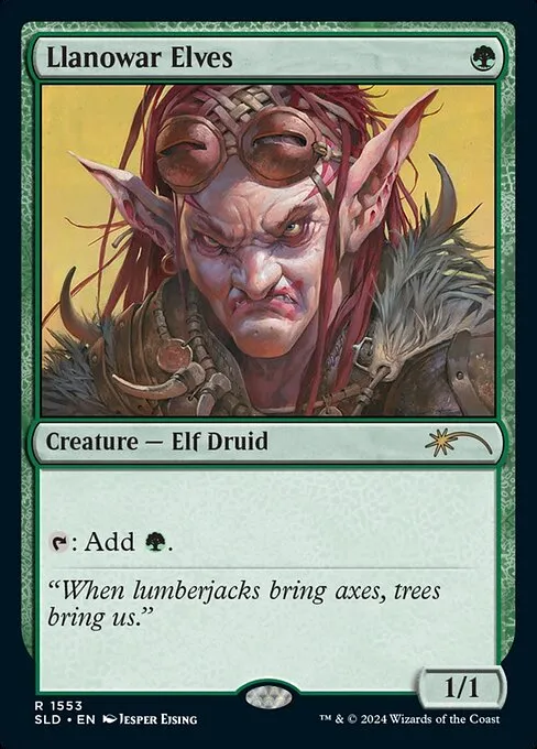 Llanowar Elves · Secret Lair Drop 1553/2547