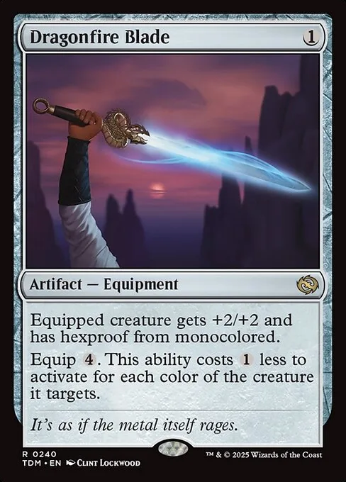 Dragonfire Blade · Tarkir: Dragonstorm 240/427
