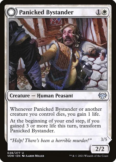 Panicked Bystander // Cackling Culprit · Innistrad: Crimson Vow 28/423