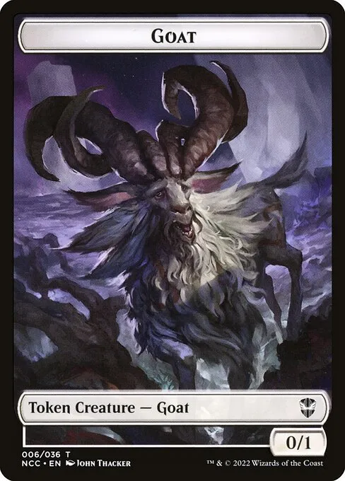 Goat · New Capenna Commander Tokens 6/36