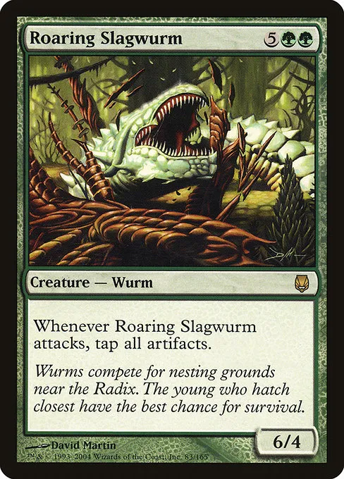 Roaring Slagwurm · Darksteel 83/165