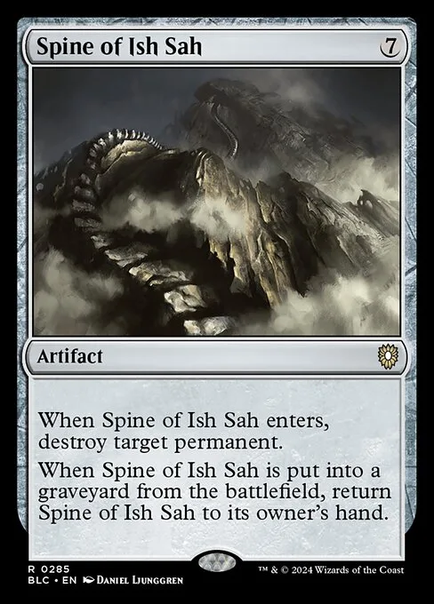 Spine of Ish Sah · Bloomburrow Commander 285/356