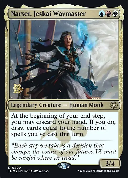 Narset, Jeskai Waymaster · Tarkir: Dragonstorm Promos 209s/160