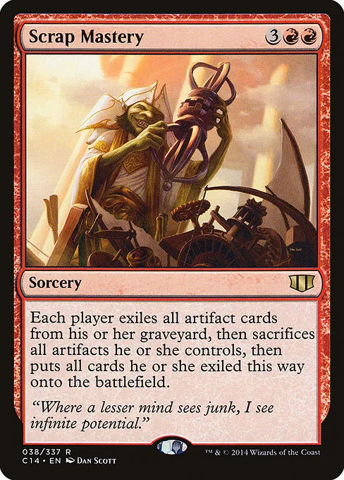 Scrap Mastery · Commander 2014 38/337