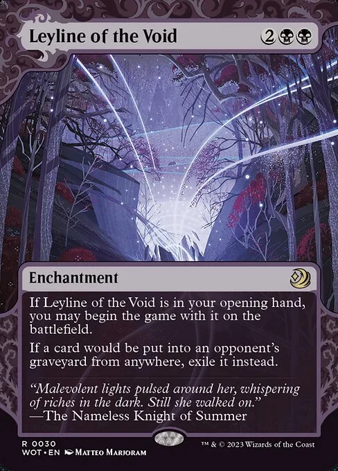 Leyline of the Void · Wilds of Eldraine: Enchanting Tales 30/103
