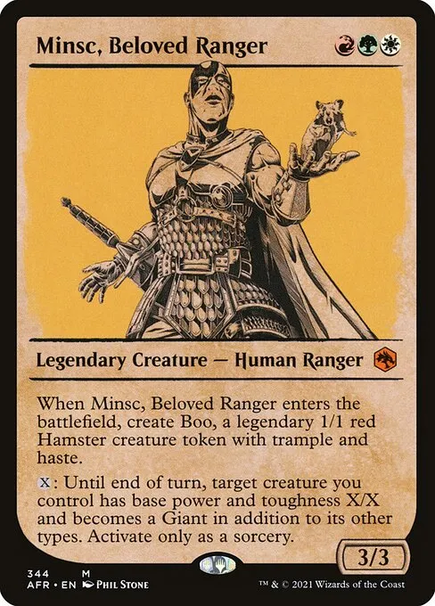 Minsc, Beloved Ranger · Adventures in the Forgotten Realms 344/424