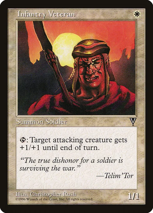 Infantry Veteran · Visions 9/167