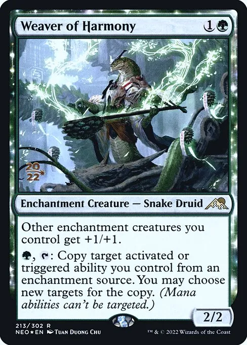 Weaver of Harmony · Kamigawa: Neon Dynasty Promos 213s/148