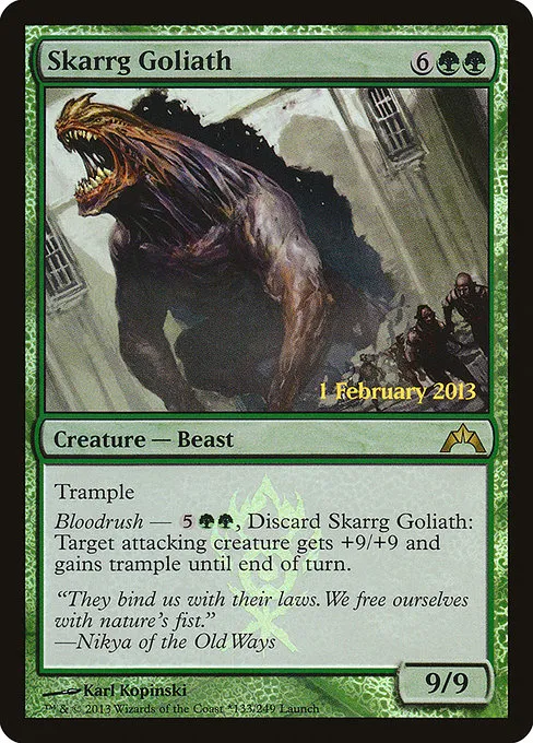 Skarrg Goliath · Gatecrash Promos 133★/10