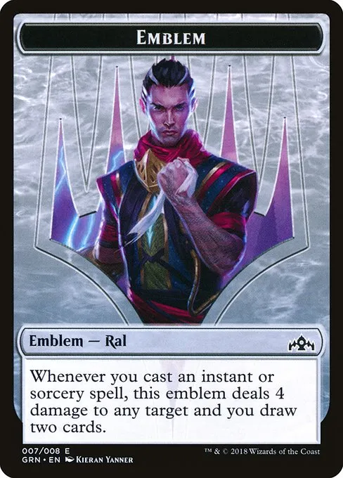 Ral, Izzet Viceroy Emblem · Guilds of Ravnica Tokens 7/8