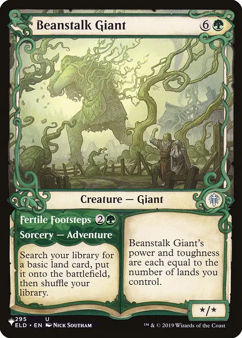 Beanstalk Giant // Fertile Footsteps · The List ELD-295/5050